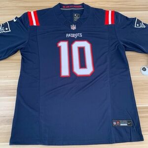 🖤Drake Maye Navy Vapor Stitched Jersey